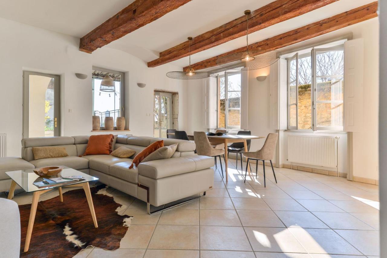 Beau Duplex Avec Jardin Et Vue Lejlighed Lyon Eksteriør billede