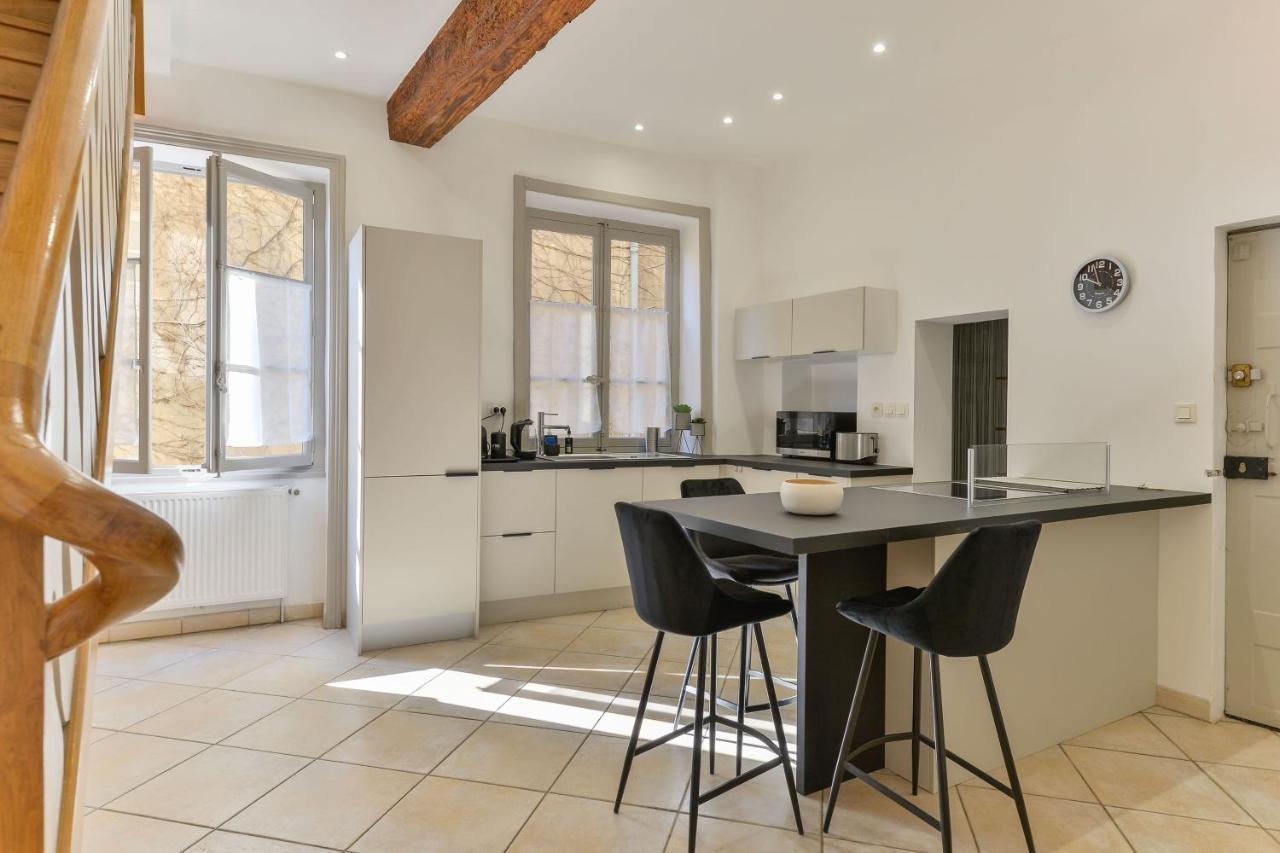 Beau Duplex Avec Jardin Et Vue Lejlighed Lyon Eksteriør billede