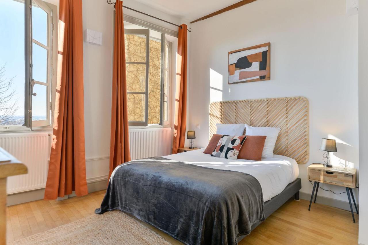 Beau Duplex Avec Jardin Et Vue Lejlighed Lyon Eksteriør billede